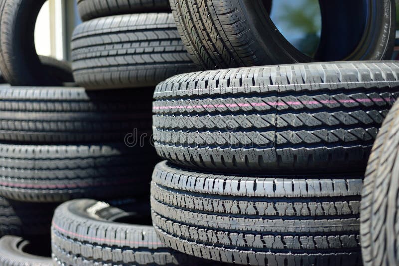 New Tires stock image. Image of tread, retail, stack 29589137