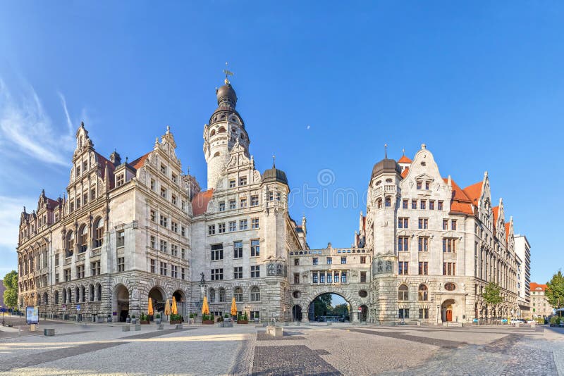 New town hall Neues Rathaus in Leipzig