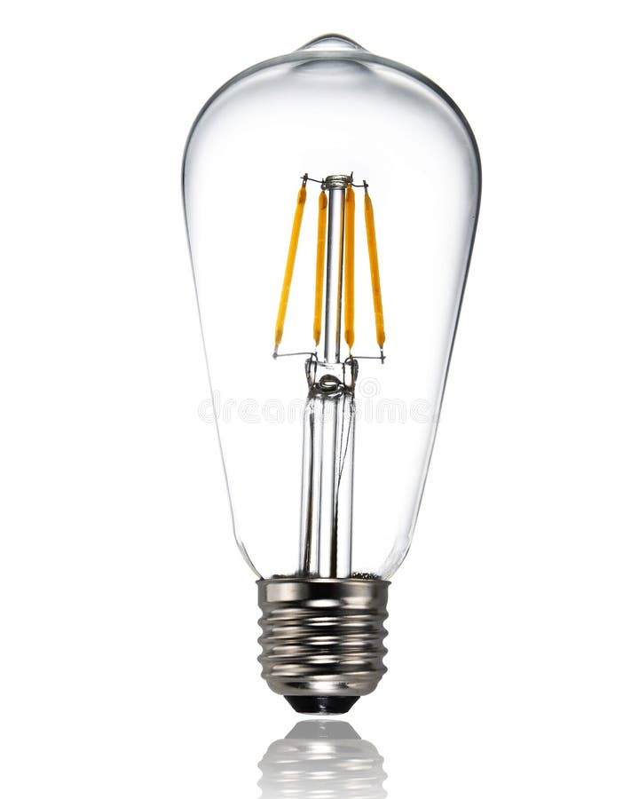 New type led light bulb stock image. Image of glowing - 54536407