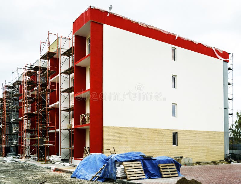 New Typical Economy Apartments Building Stock Image Image of