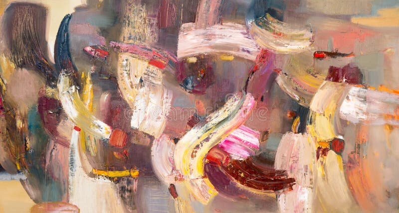 New unique abstract painting for stylish design work. stock photography