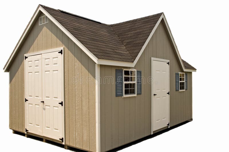 New Utility Storage Shed Isolated