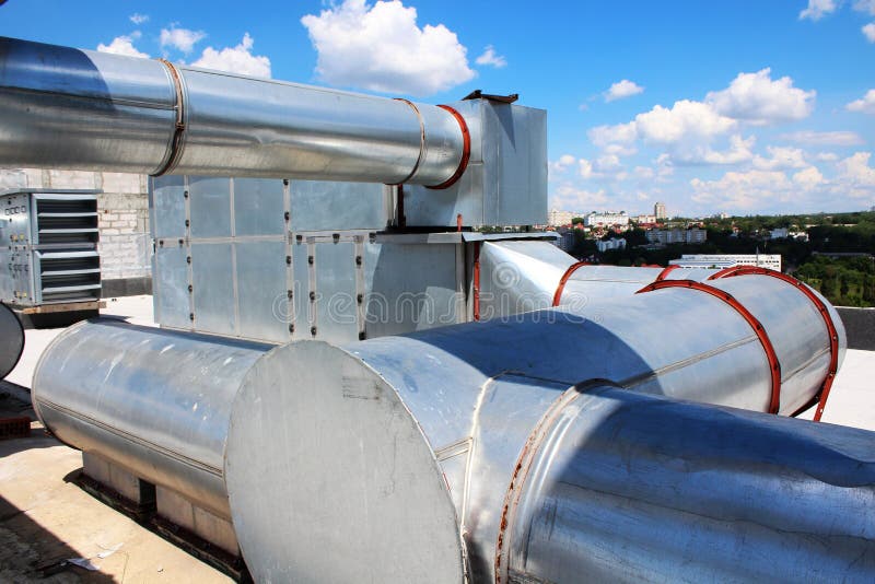 Ventilation tubes stock image. Image of round, pipe 102894727