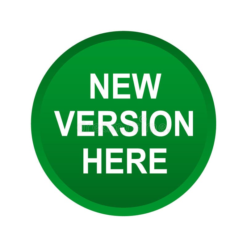 New version here royalty free illustration