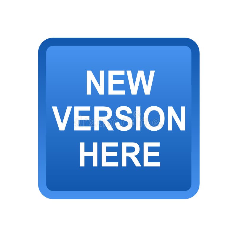New version here royalty free illustration