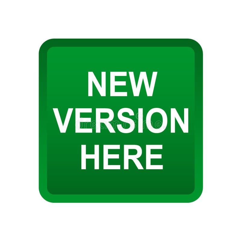 New version here royalty free illustration