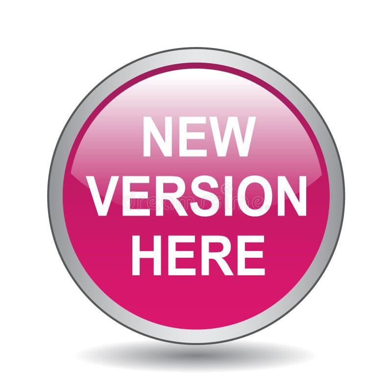New version here royalty free illustration
