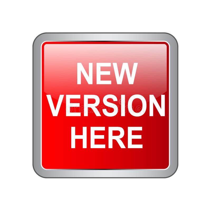 New version here royalty free illustration