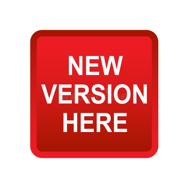 New version here royalty free illustration