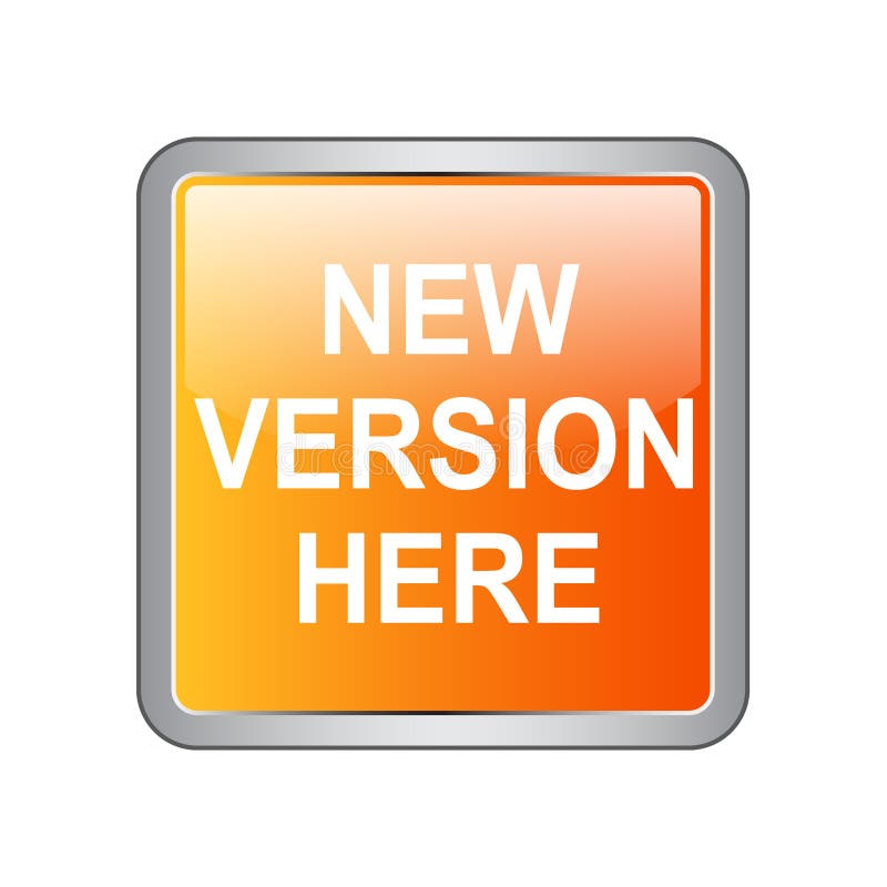 New version here royalty free illustration