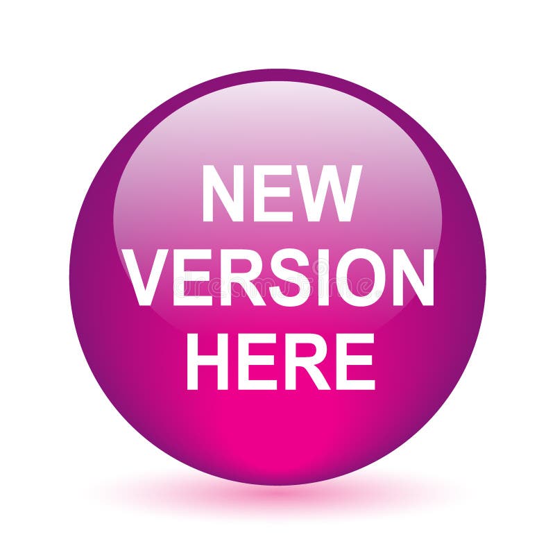 New version here royalty free illustration
