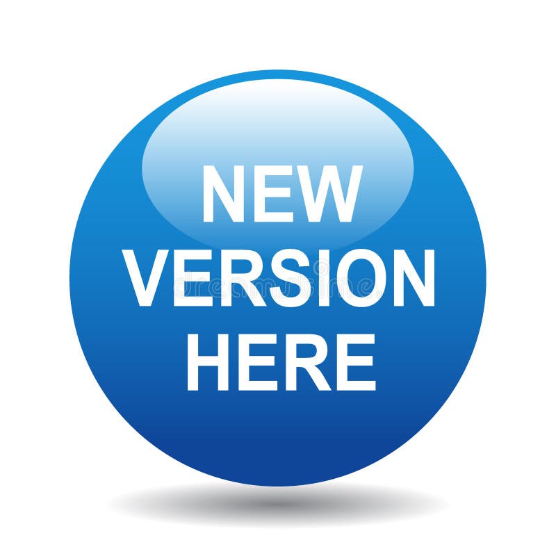 New version here royalty free illustration