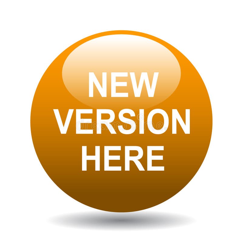 New version here royalty free illustration