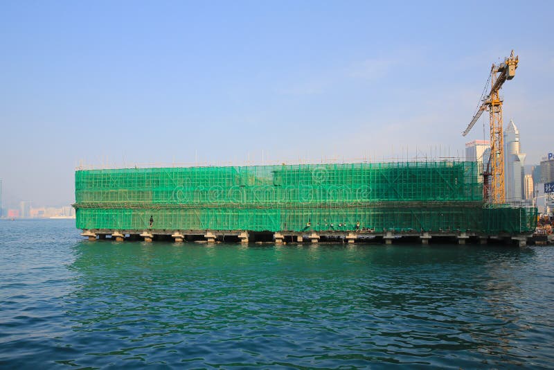 The New Wan Chai Star Ferry Pier 5 Jan 2013 Editorial Photo Image of