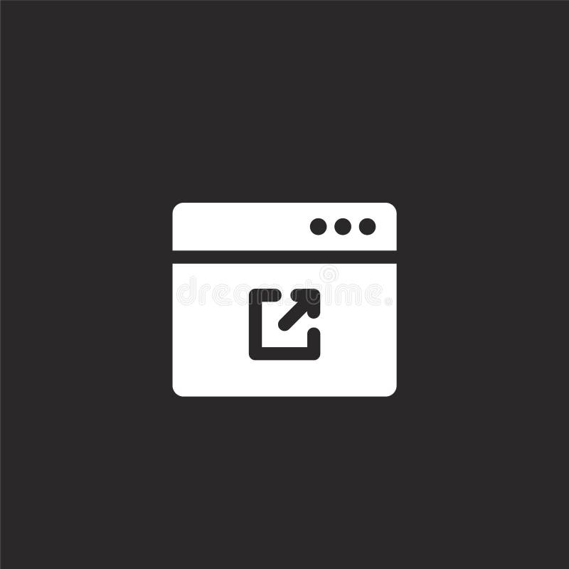 new window icon. Filled new window icon for website design and mobile, app development. new window icon from filled email stock illustration new window icon. Filled new window icon for website design and mobile, app development. new window icon from filled email stock illustration
