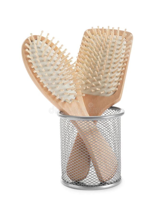 New Wooden Hair Brushes in Metal Holder Isolated Stock Photo - Image of background, object: 188345722 New Wooden Hair Brushes in Metal Holder Isolated Stock Photo - Image of background, object: 188345722