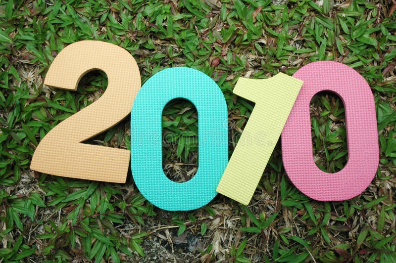 New Year 2010 royalty free stock image