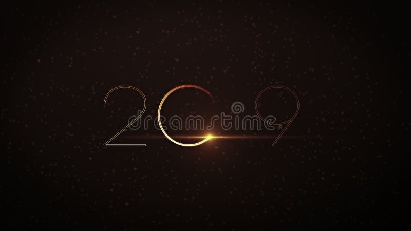 New Year 2019 animation