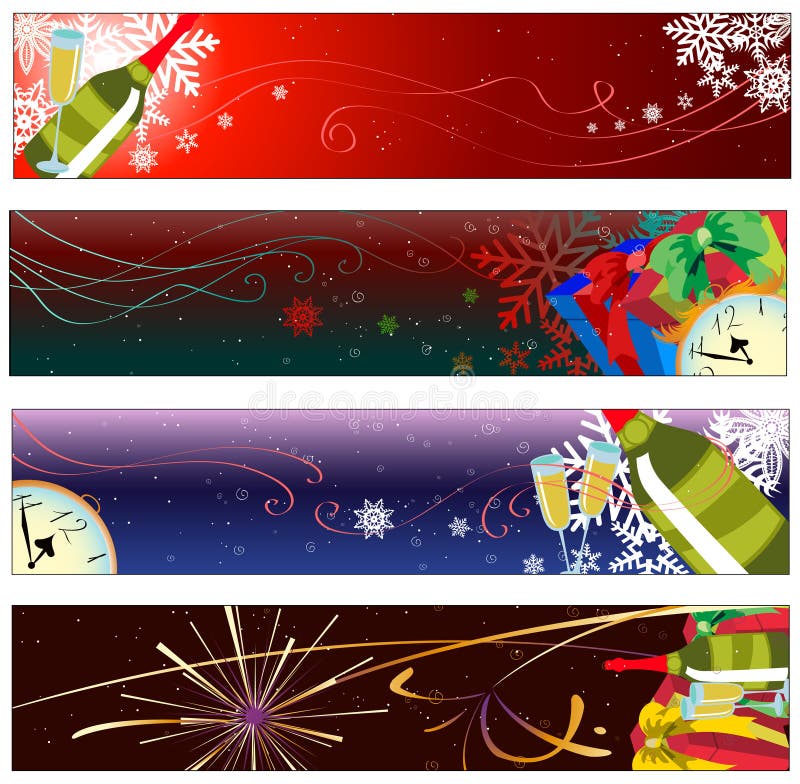 New year banners