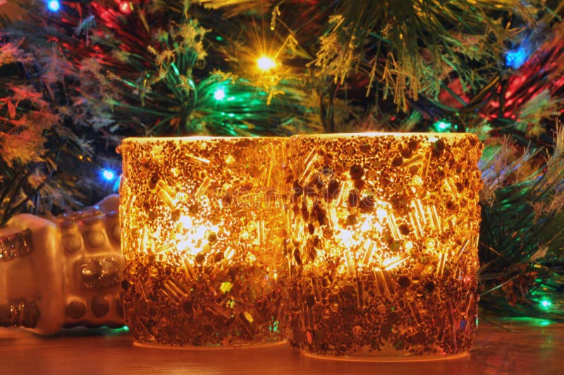 Newyear candles stock photo. Image of life, object, abstract 12733404