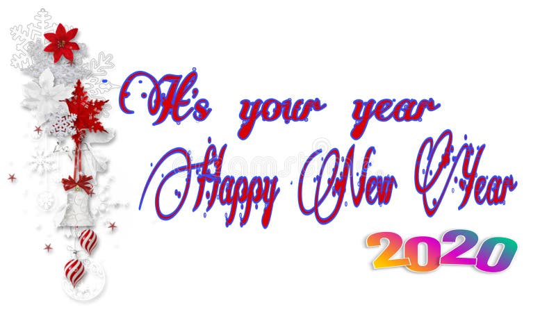 New year celebration background of 2020 royalty free illustration New year celebration background of 2020 royalty free illustration