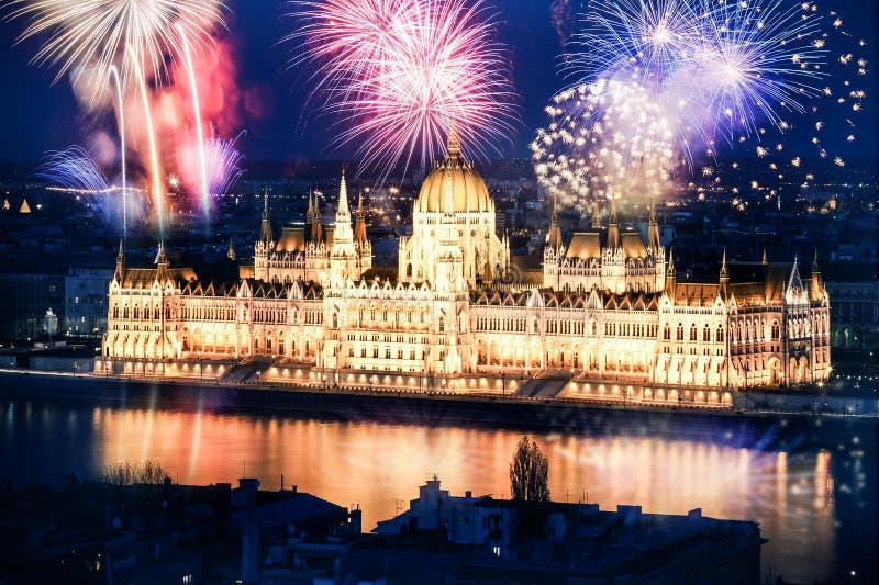 Budapest Fireworks Stock Photos Download 204 Royalty Free Photos