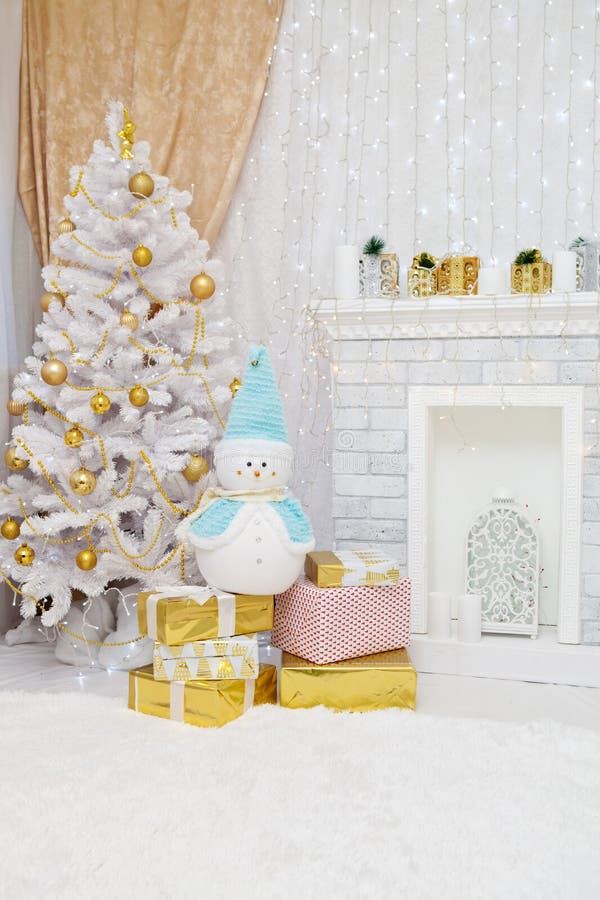 New Year festive interior. stock image New Year festive interior. stock image