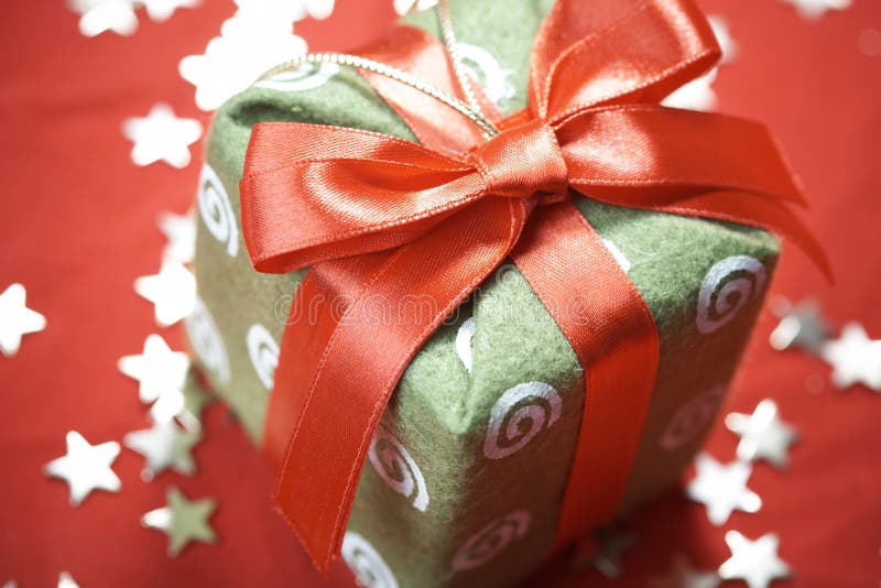 Newyear gift stock photo. Image of detail, branch, decorate 1489934