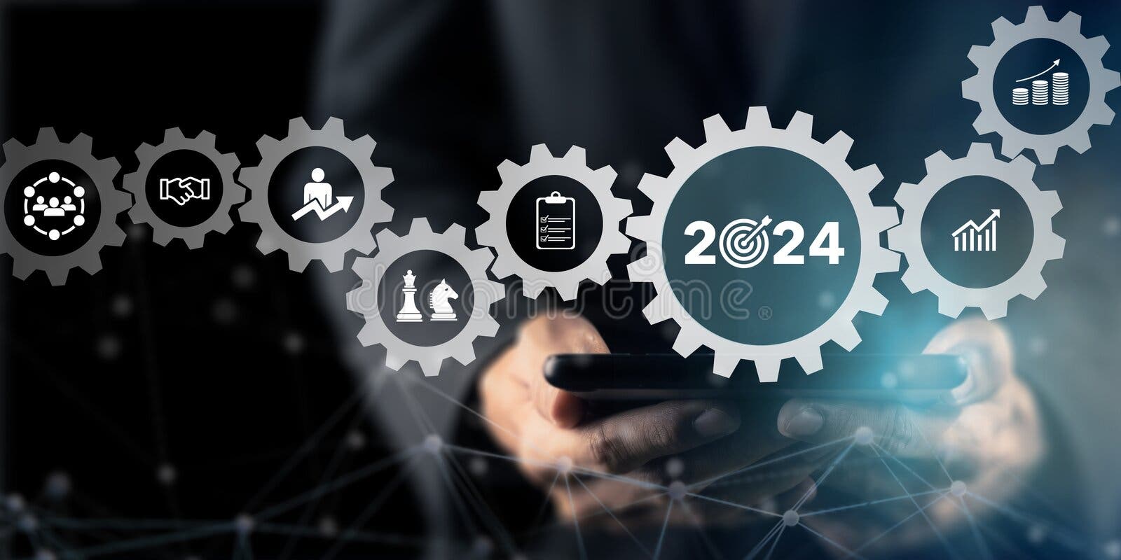 2025 Action Plan. Cubes with Text 2025, Business Plan, Goal, Action. To