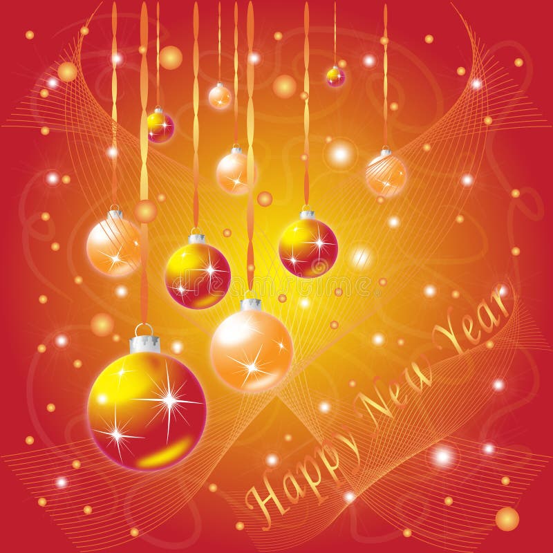 New Year greeting Card