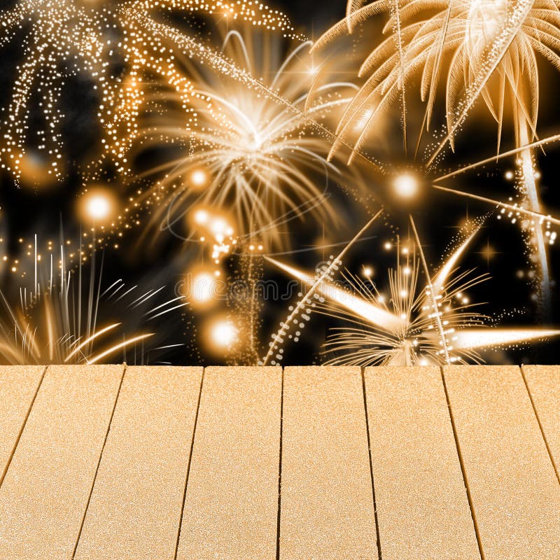 New Year or Holiday fireworks display stock photography