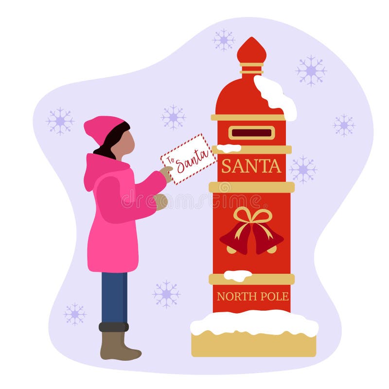 Mailbox Santa Vector Stock Illustrations – 429 Mailbox Santa