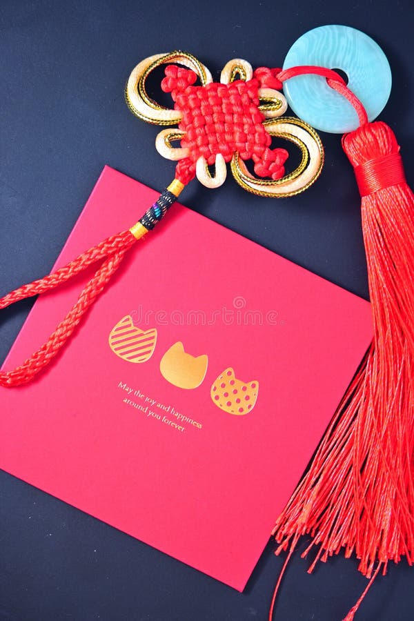 New Year Red Pocket Envelope Stock Photo Image of festival, character