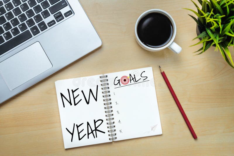 New Year Resolution Goal List 2020 Target Setting Stock Photo - Image ...