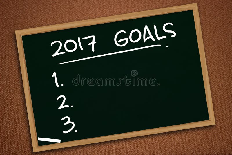 New Year 2017 Resolutions royalty free illustration New Year 2017 Resolutions royalty free illustration