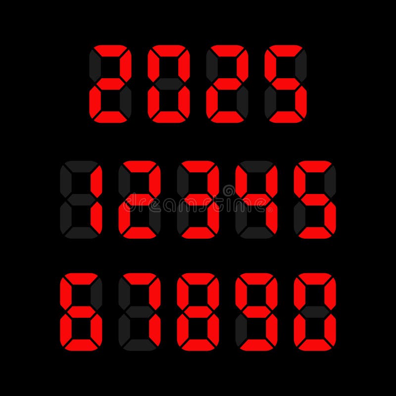 2025 New Year S Countdown. Happy New Year 2025 Countdown Clocks Stock Illustration