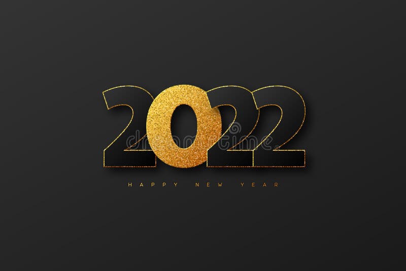 2022 New Year sign. stock vector. Illustration of decorative - 230203609