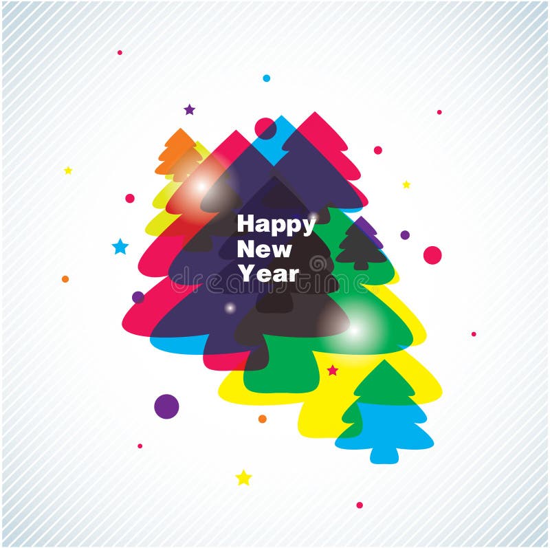 new year vector background