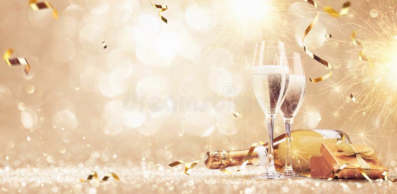 New years eve celebration background