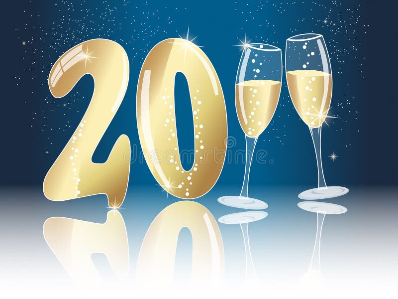 Download New Years Eve Concept For 2011 Stock Vector - Illustration of happy, celebrate: 17565034