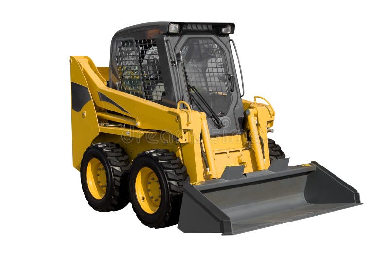 New yellow minitractor stock images