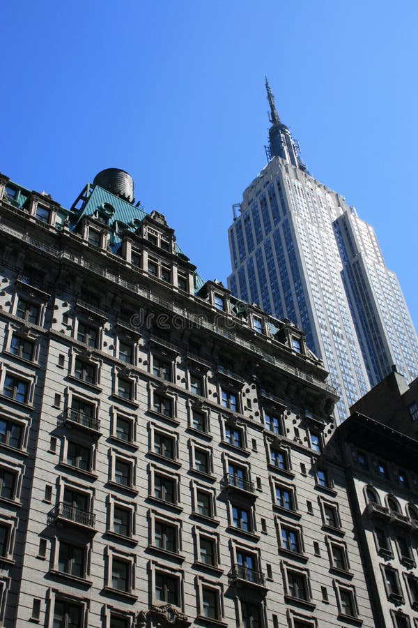 New York architecture including the Empire State Building.