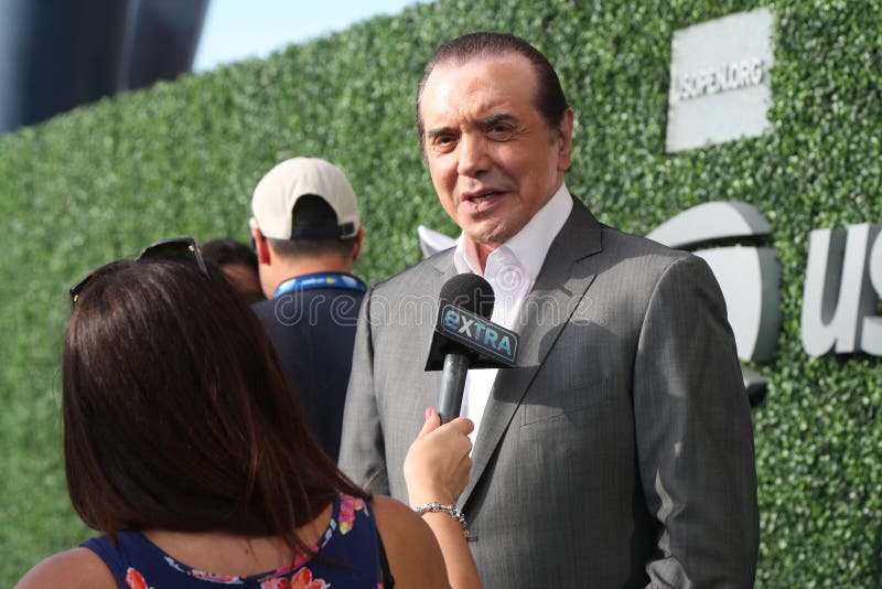 American actor, screenwriter, producer and playwright Chazz Palminteri at the red carpet before 2019 US Open opening night ceremon stock images