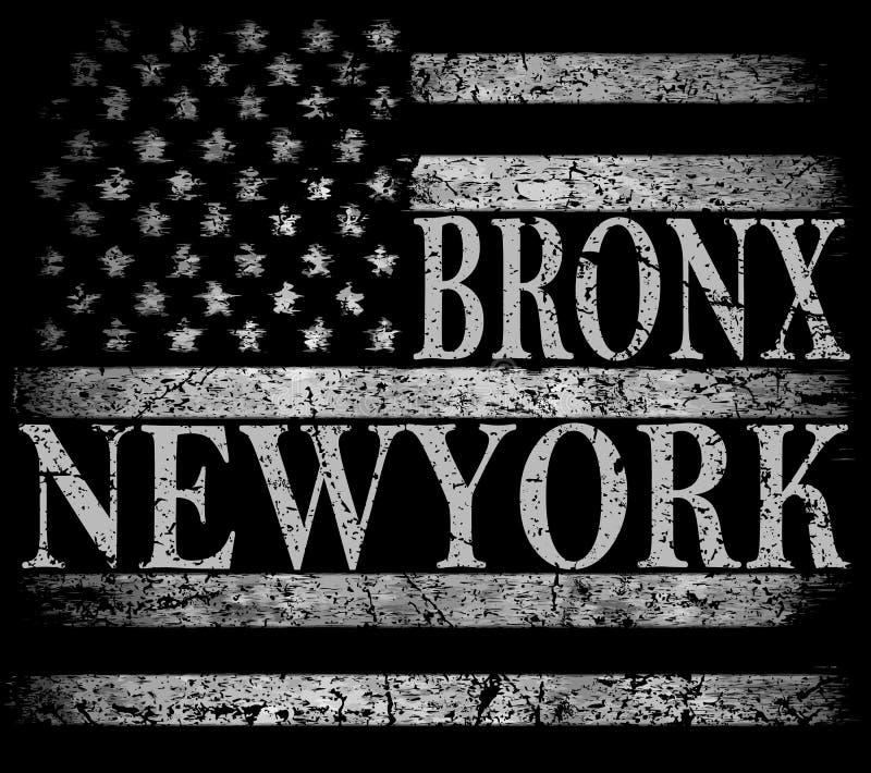 New York City, Brooklyn Bandeira americana estilizado Fundo do Grunge Tipografia, gráficos do t-shirt, cartaz ilustração royalty free New York City, Brooklyn Bandeira americana estilizado Fundo do Grunge Tipografia, gráficos do t-shirt, cartaz ilustração royalty free
