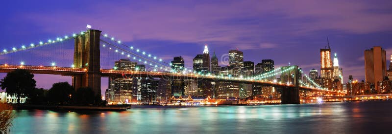 New York City Brooklyn Bridge royalty free stock image