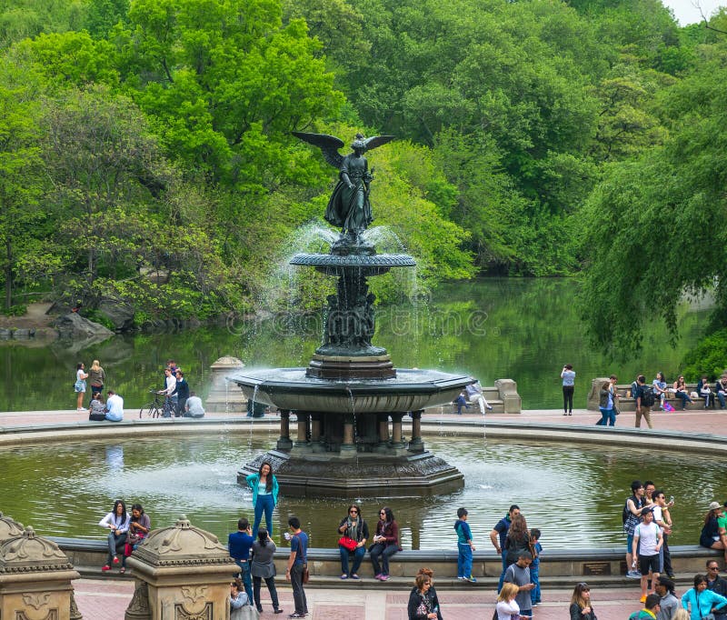 Central Park, Bethesda Fountain  Attractions in Central Park, New