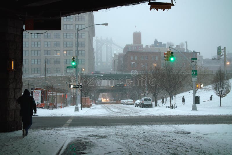 Blizzard of 2010 New York USA