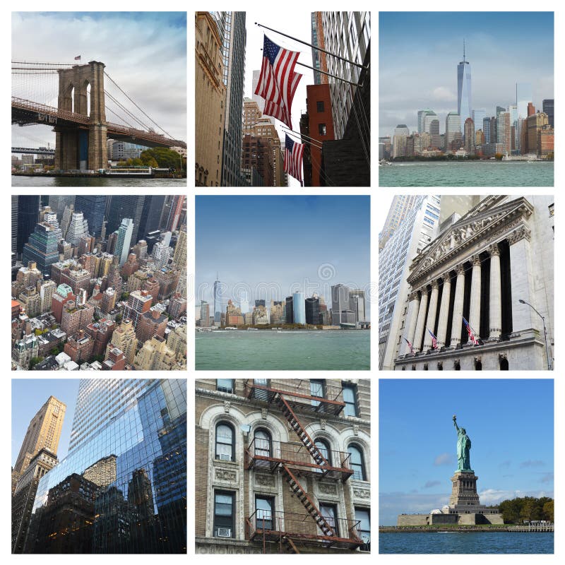 New York City collage royalty free stock image New York City collage royalty free stock image