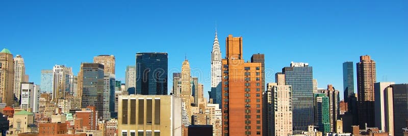 New York City Daytime Skyline Panoramic