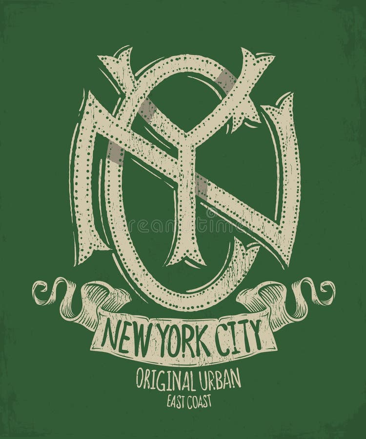 New York City, diseño de la impresión de la camiseta del Grunge libre illustration New York City, diseño de la impresión de la camiseta del Grunge libre illustration